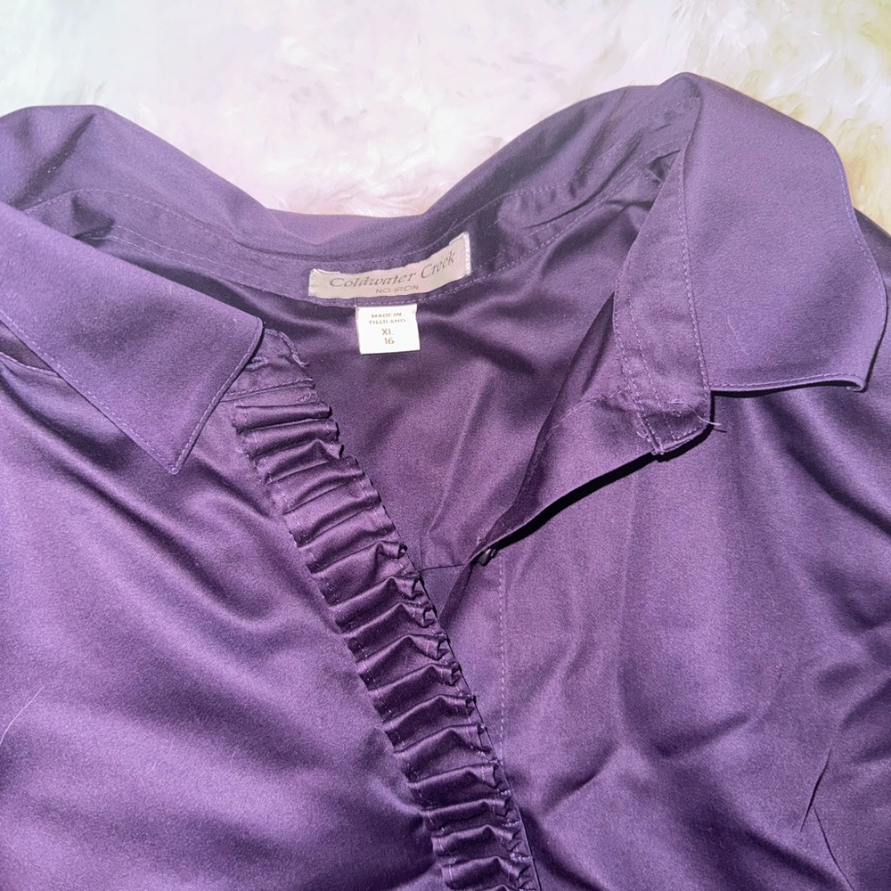 Purple Button Down - image 3